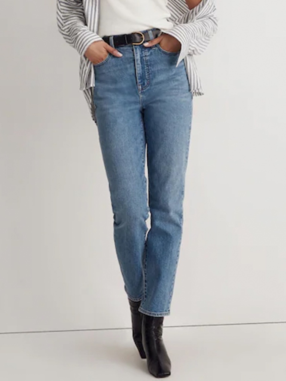 MADEWELL The Momjean Denim Jeans Blue Size 28